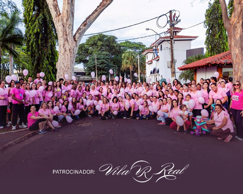 Cerca de 250 pessoas participam de caminhada do Outubro Rosa, promovida pela ABCZ com patrocínio da Vila Real