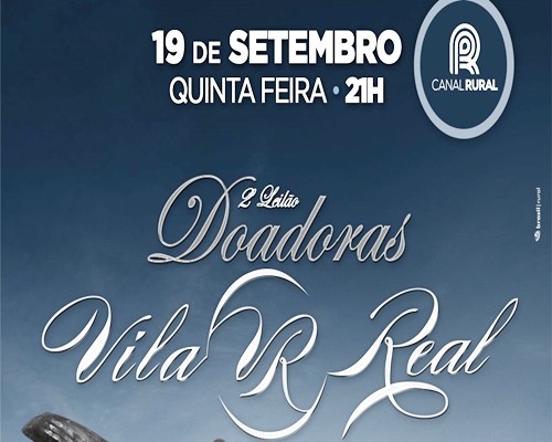 2º Leilão Doadoras Vila Real<BR /><BR /><BR />