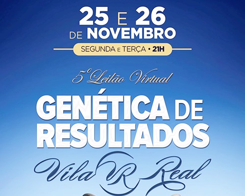 PISTA LIMPA no 5º Leilão Genética de Fêmeas e Machos Vila Real !<BR /><BR />